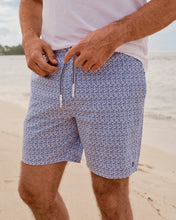 Load image into Gallery viewer, Barcelona Half Elastic 7" Swim Trunks