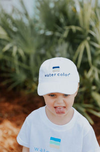 Toddler White Twill Hat